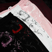 Women's Shattered Blade Rhinestone Uncuffed Sweatpants [BLOSSOM PINK]