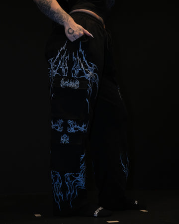 Women's Duskraven Uncuffed luxury Cargos [FROST] WOMEN'S BF COLL 2025