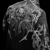 Deathwing Oversized Zip-up Hoodie [SMOKE]