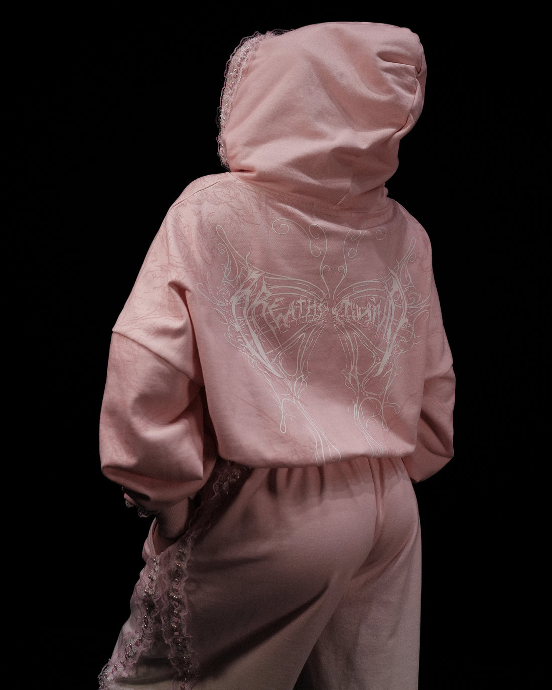 Women's Faerie Zip-up Hoodie [BLUSHVEIL PINK]