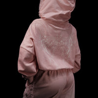Women's Faerie Zip-up Hoodie [BLUSHVEIL PINK]