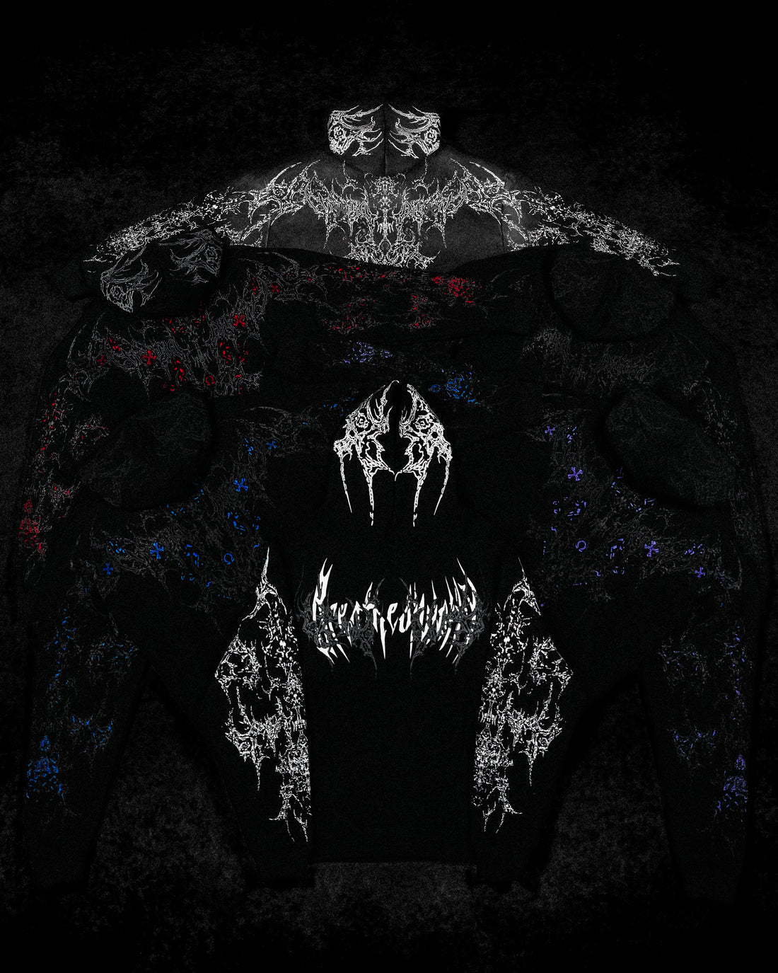 Cathedral Oversized pullover hoodie [MIDNIGHT]