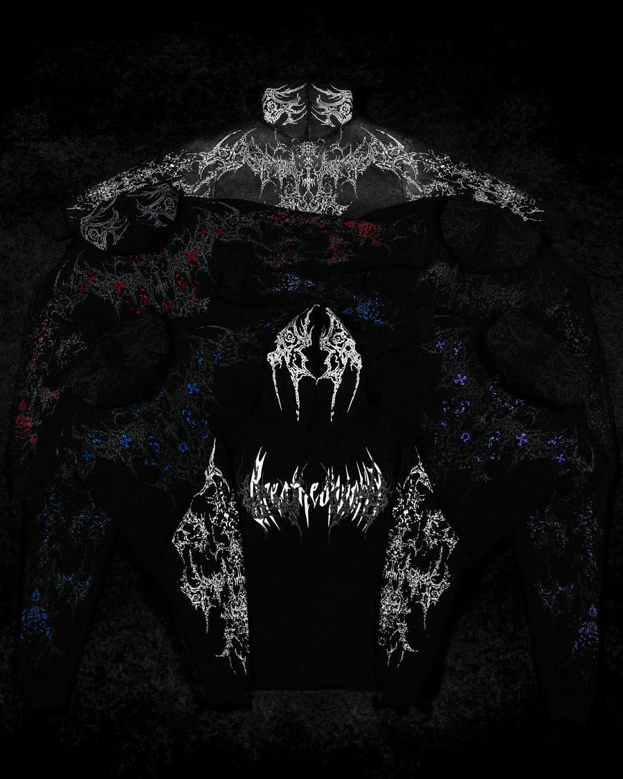 Cathedral Oversized pullover hoodie [MIDNIGHT]