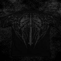 Hollow Souls Oversized T-shirt [DARKNESS]