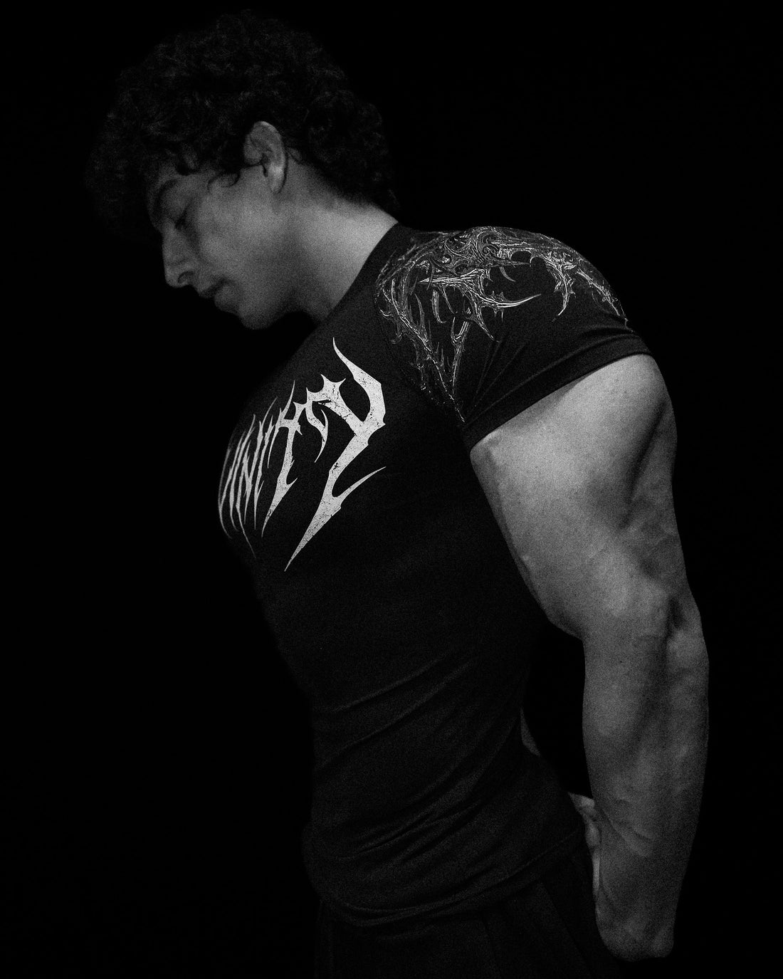 Void Tech™ Infernal Short sleeve Compression [VOID BLACK]