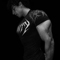 Void Tech™ Infernal Short sleeve Compression [VOID BLACK]