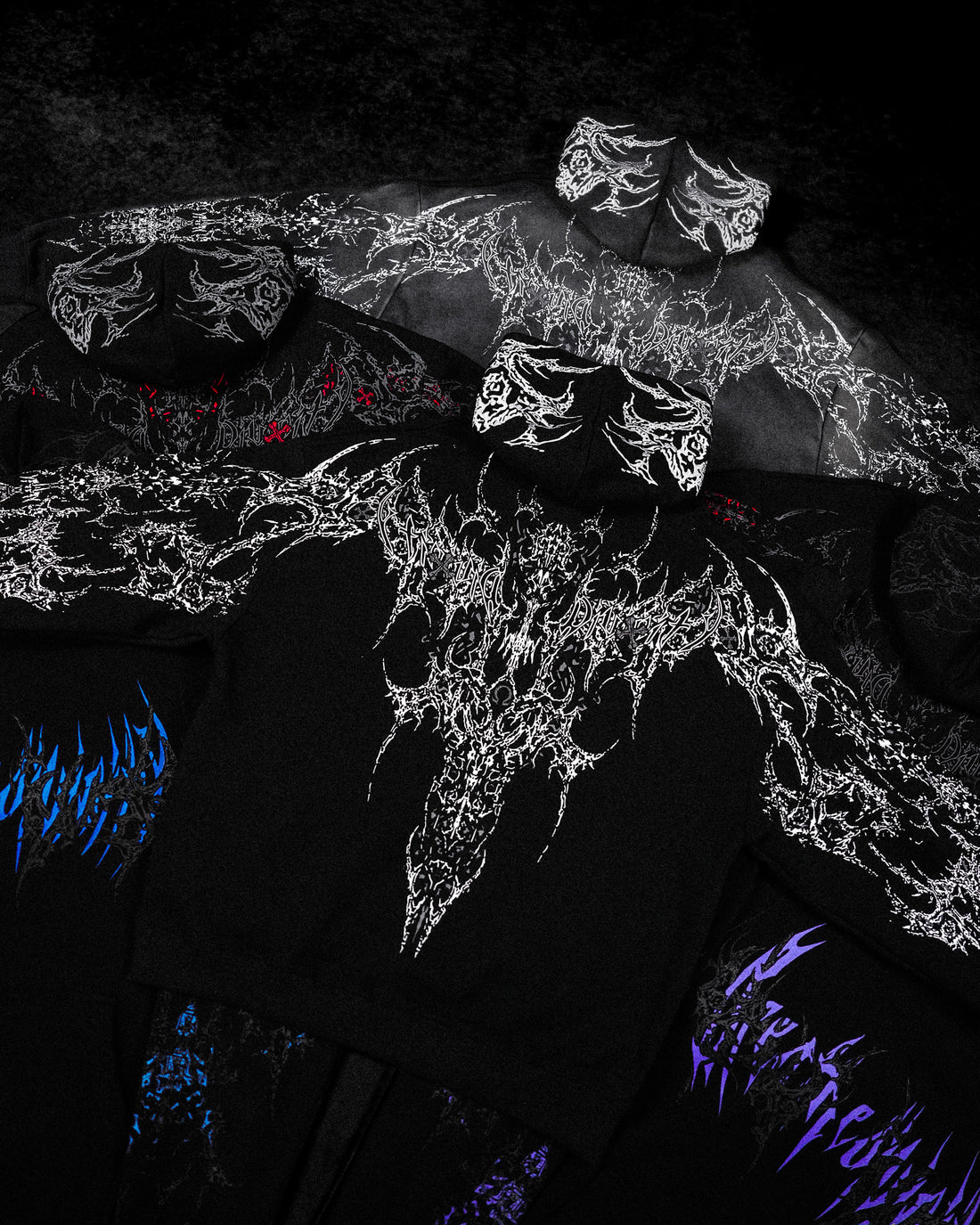 Cathedral Oversized pullover hoodie [MIDNIGHT]