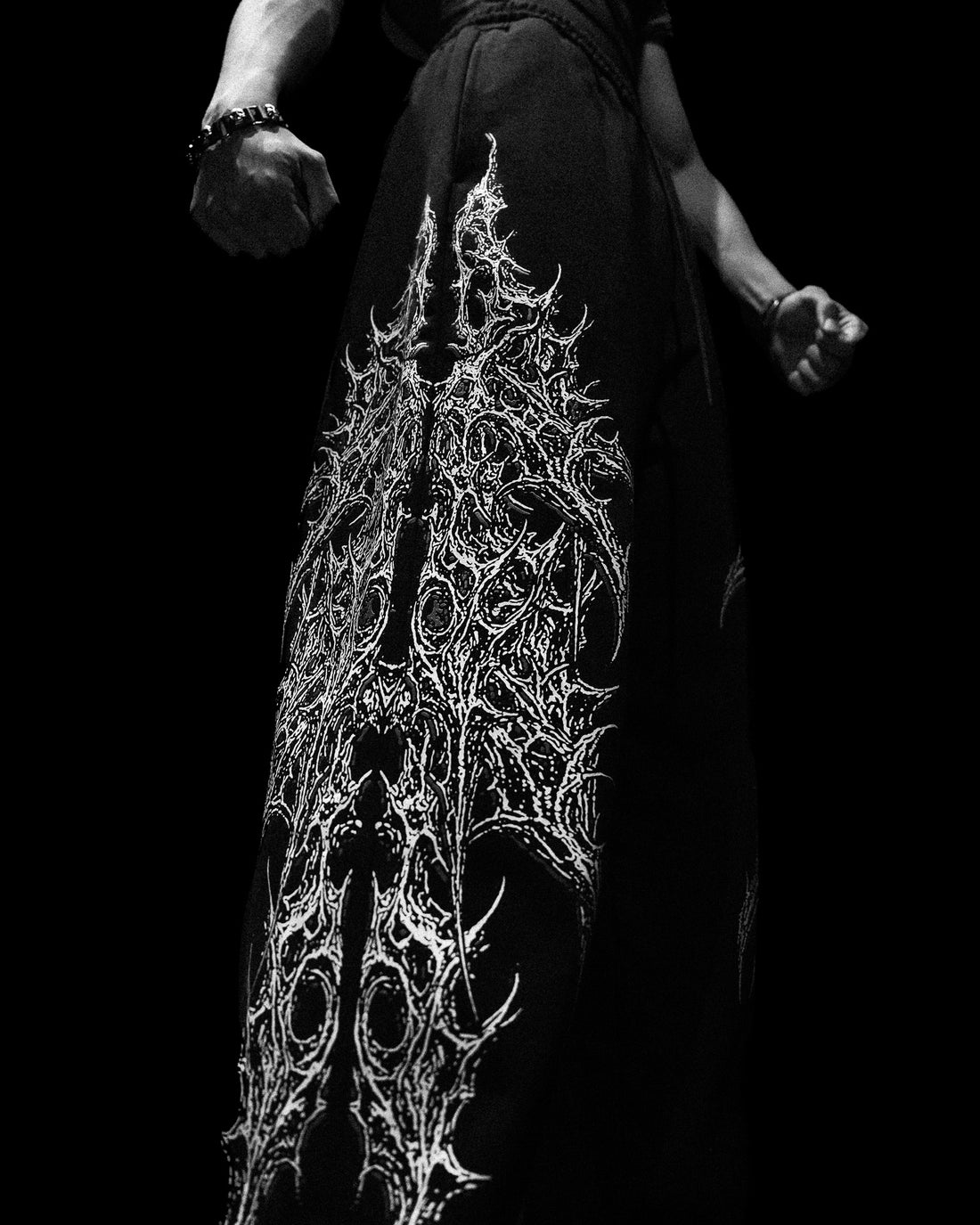 Cyber Scythe Uncuffed luxury sweatpants [VOID BLACK]