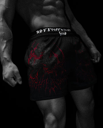 Soul Crest Bodybuilding Mesh shorts [NIGHTMARE]
