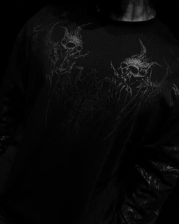 Evangelion Oversized Longsleeve T-shirt [DARKNESS]