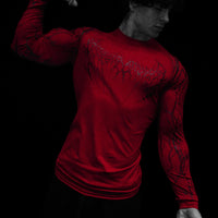 Void Tech™ Soul Decay longsleeve Compression [CRIMSON RED]