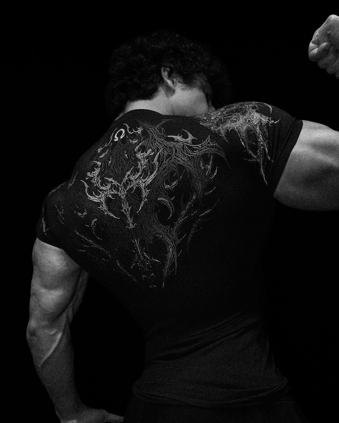 Void Tech™ Infernal Short sleeve Compression [VOID BLACK]