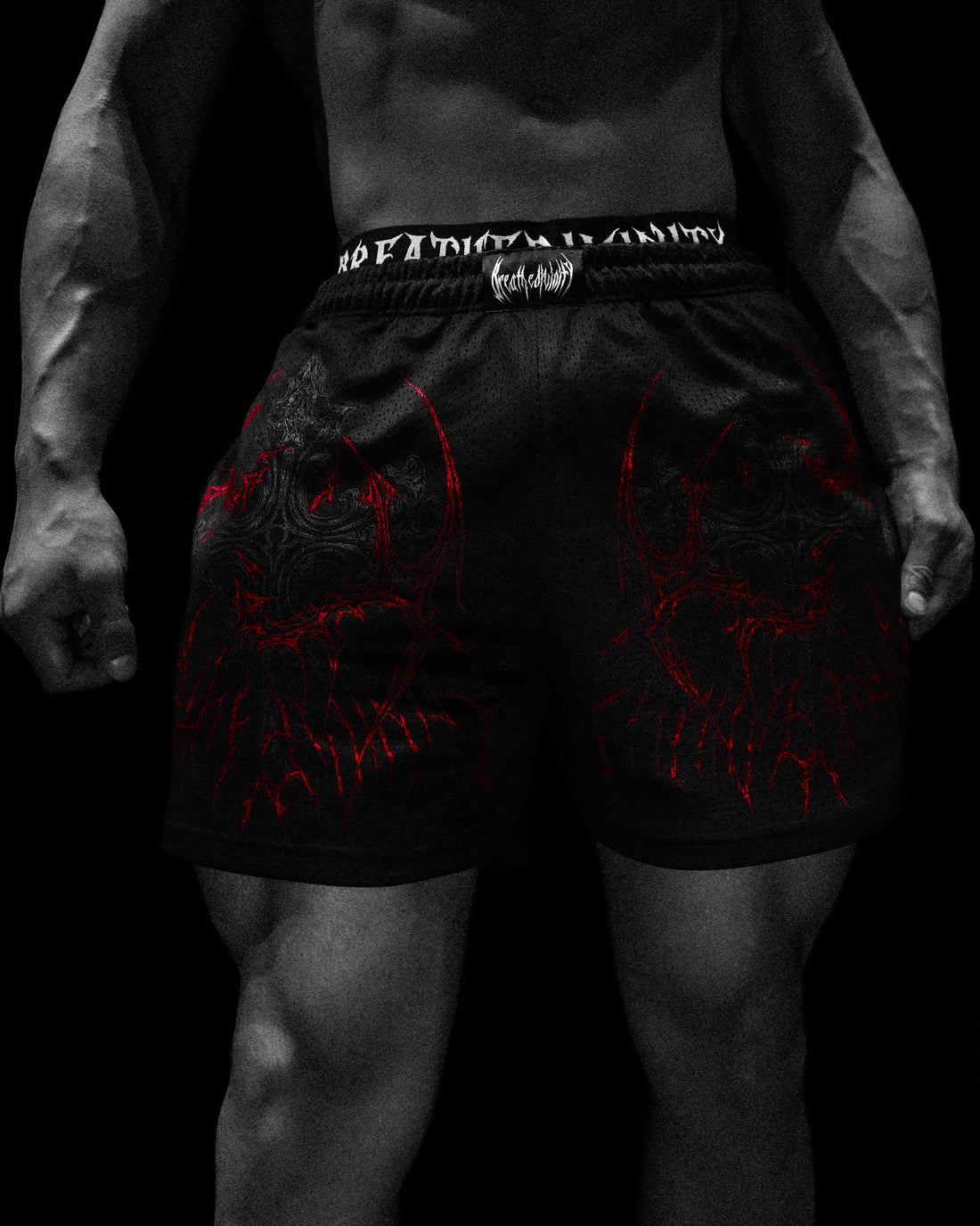 Soul Crest Bodybuilding Mesh shorts [NIGHTMARE]