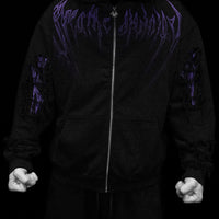 Tarnished Leviathan Oversized Zip-up Hoodie [DUSK]