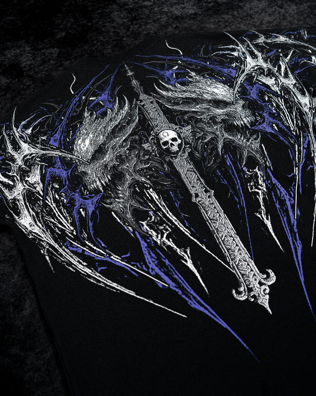 Hollow Souls Oversized T-shirt [HOLLOW PURPLE]