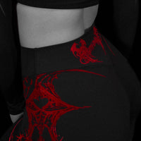 Womens Void Tech™ Shadow Heart Leggings [NIGHTMARE]