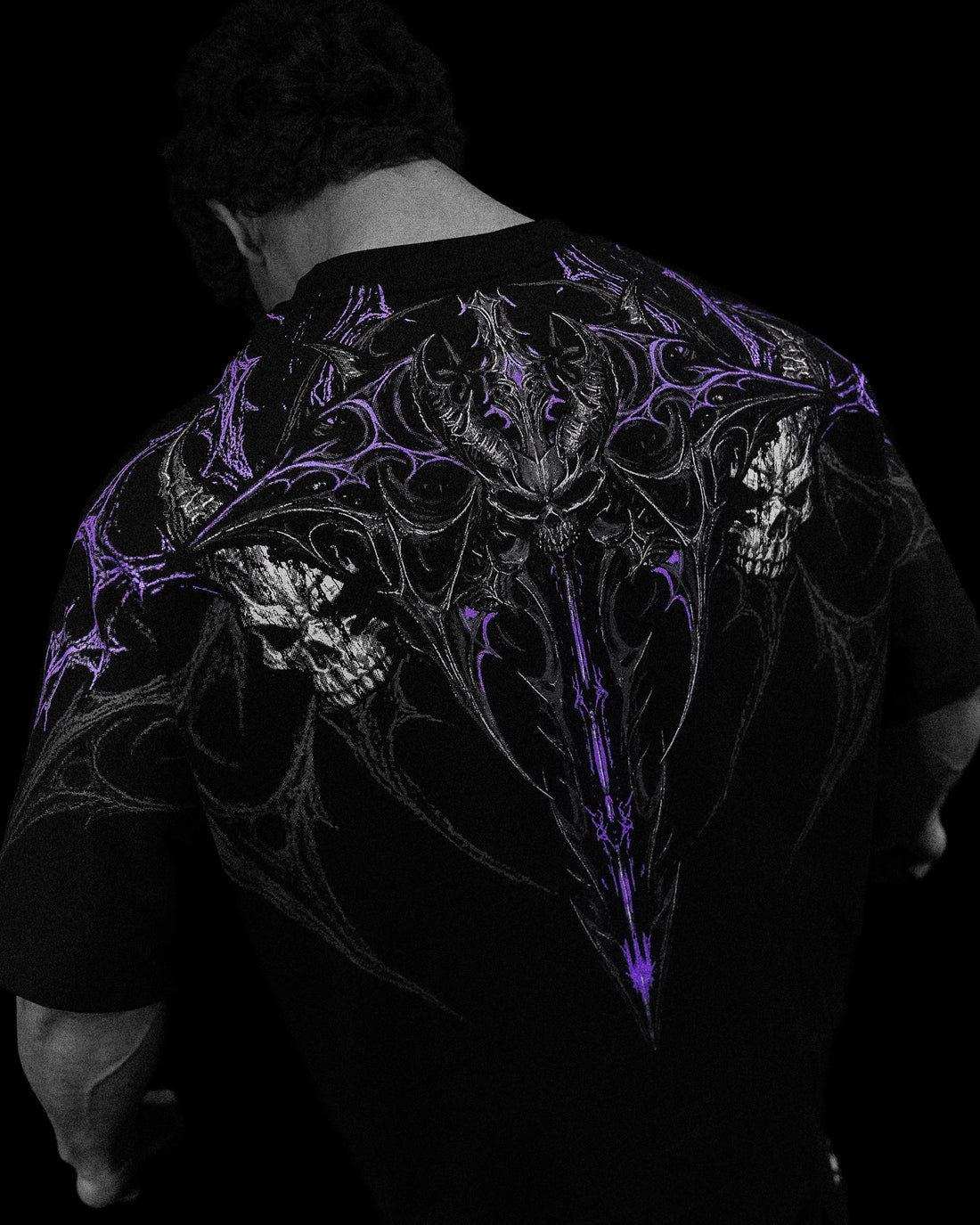 Nocturnal Oversized T-Shirt [HOLLOW PURPLE]
