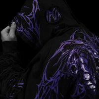 Tarnished Leviathan Oversized Zip-up Hoodie [DUSK]