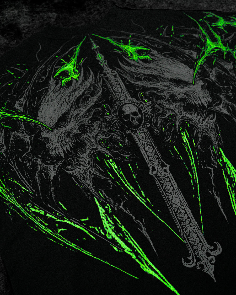 Hollow Souls Oversized T-shirt [NEON GREEN]