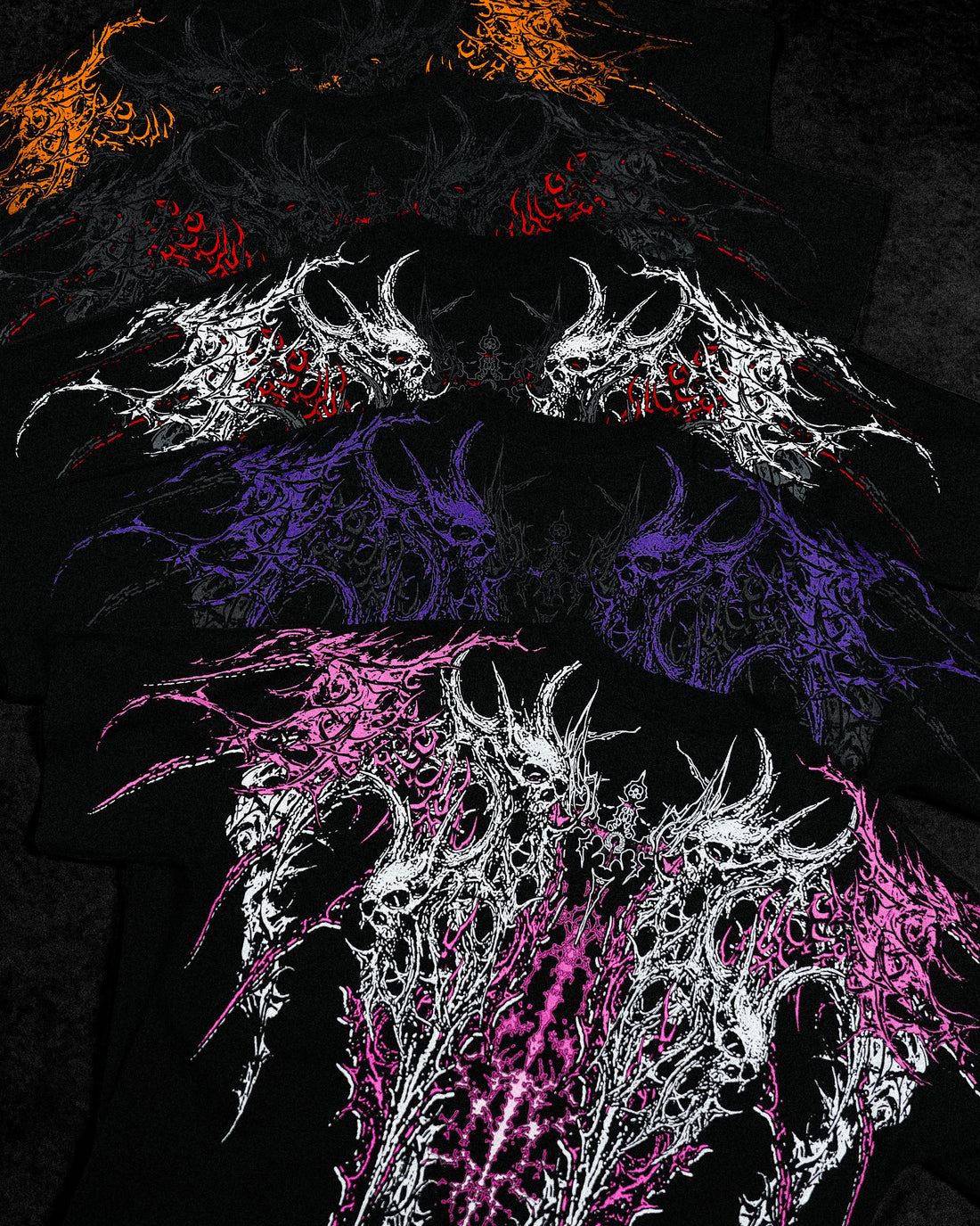Necromancer Oversized T-shirt [HEAVENLY RED]