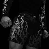 Eternal Flame Bodybuilding Mesh shorts [VOID BLACK]