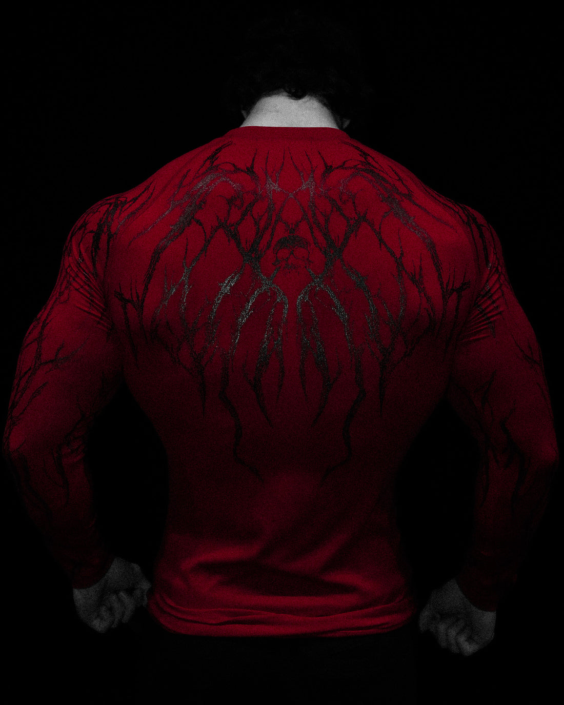 Void Tech™ Soul Decay longsleeve Compression [CRIMSON RED]