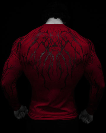 Void Tech™ Soul Decay longsleeve Compression [CRIMSON RED]
