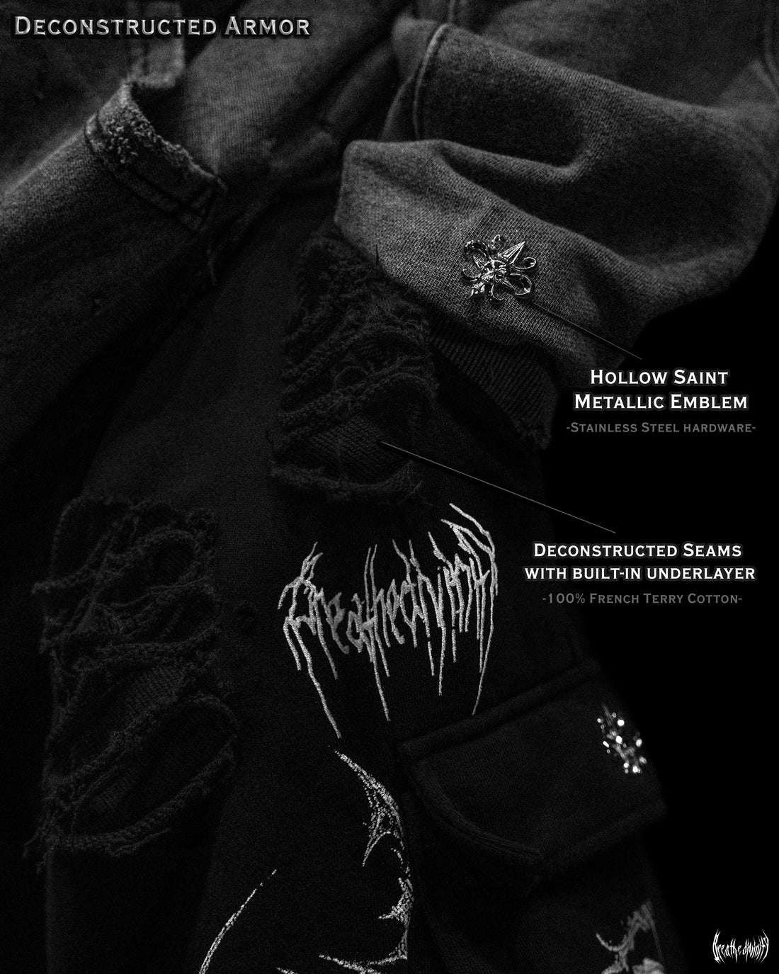 Mens Tarnished Uncuffed Luxury Cargos [NIGHTMARE]