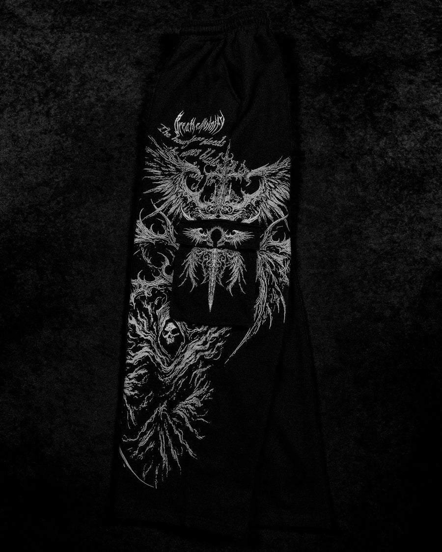 Reapers Blade Uncuffed Luxury Cargos [VOID BLACK]