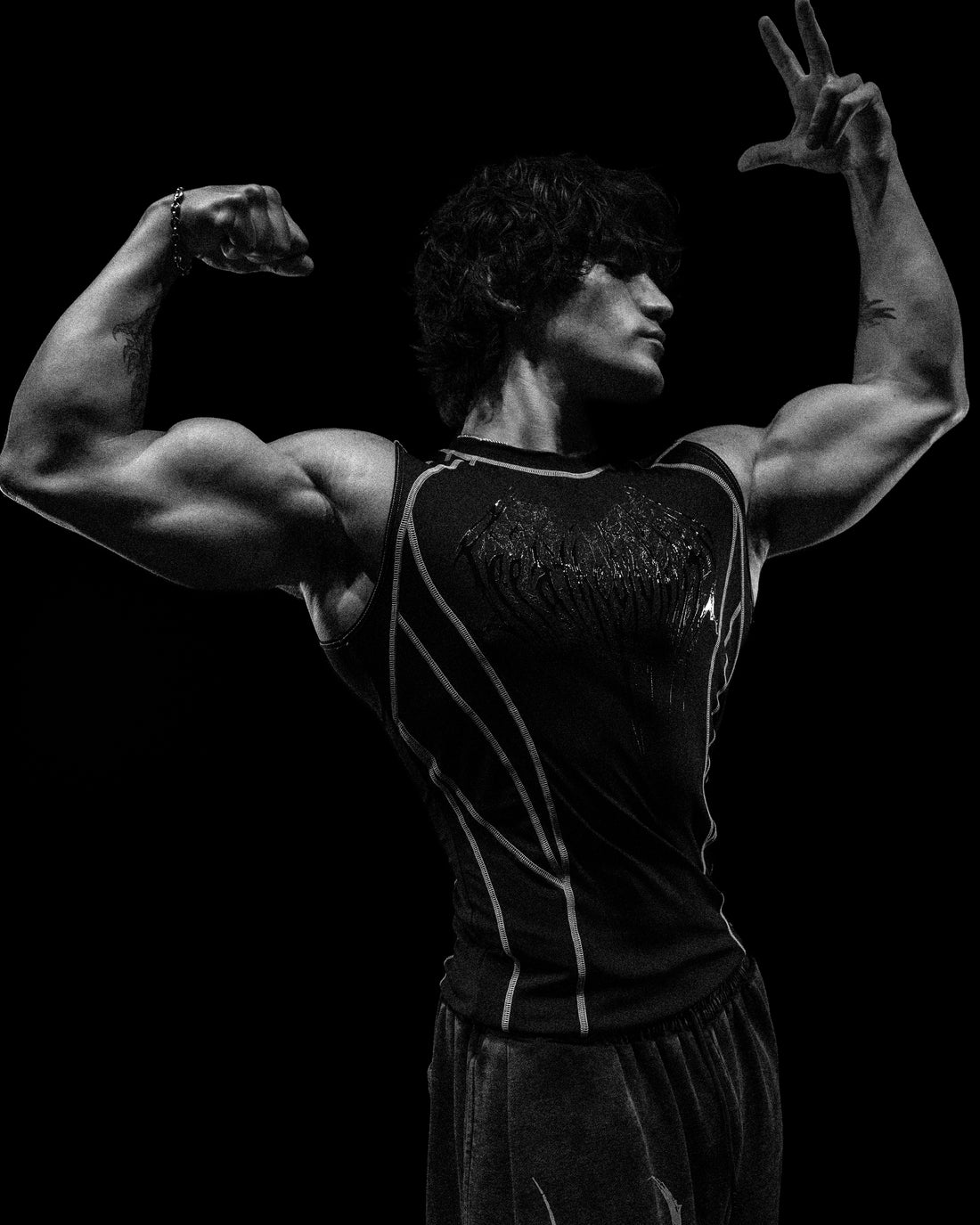 Void Tech™ Arachnid Venom Texture Cut-off Compression [MIDNIGHT]