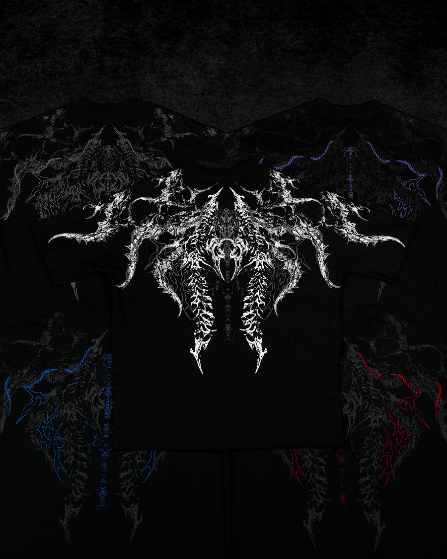 Abyssal Bloom Oversized T-shirt [VOID BLACK]