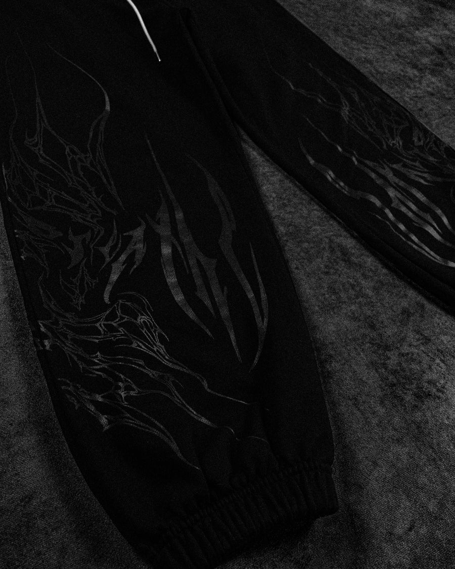 Nightfall Oversized Luxury Sweatpants [DARKNESS]  ATH BF