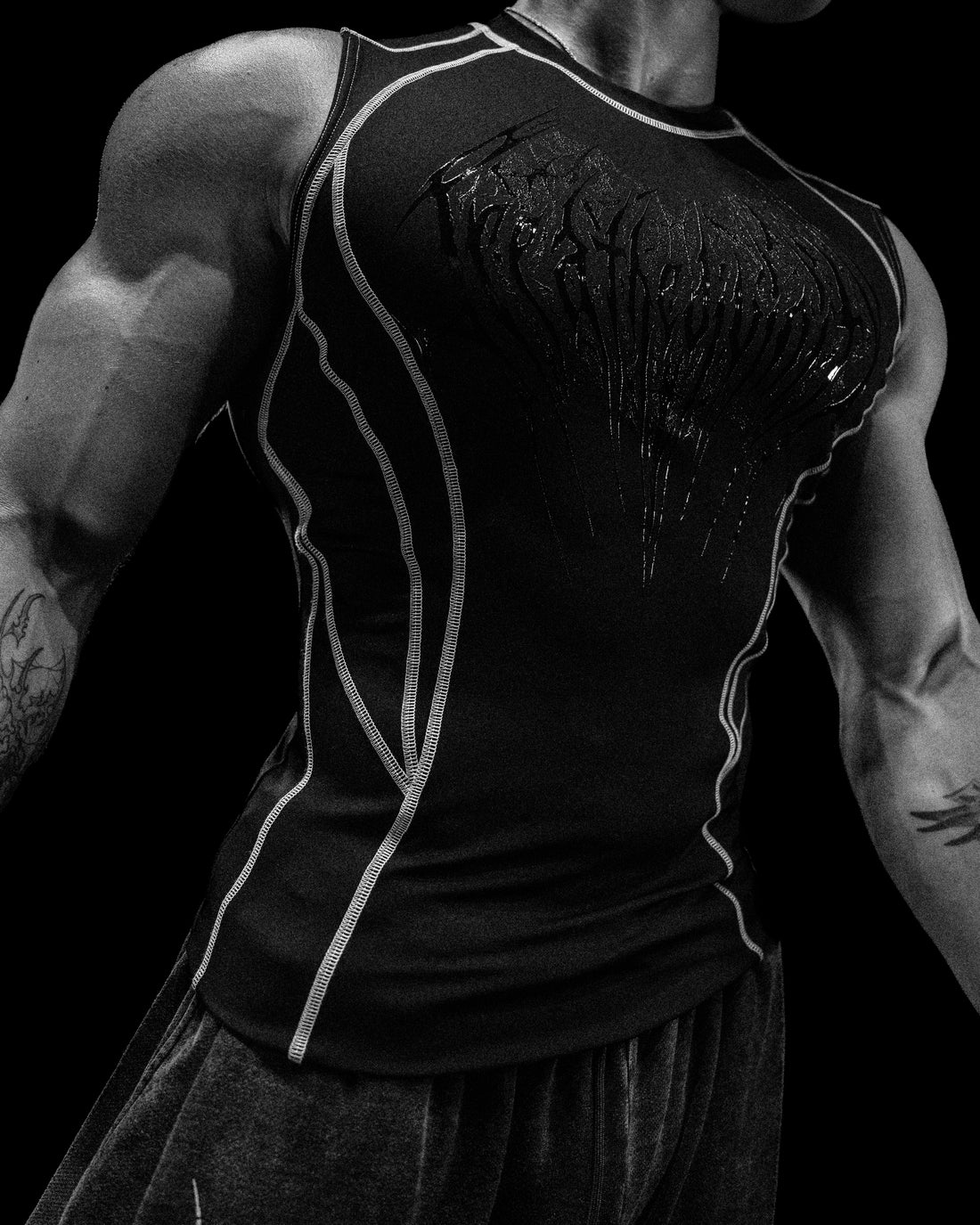Void Tech™ Arachnid Venom Texture Cut-off Compression [MIDNIGHT]