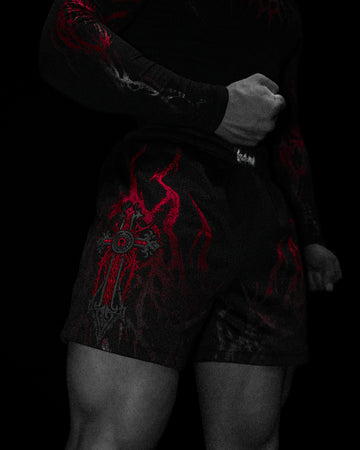Eternal Flame Bodybuilding Mesh shorts [NIGHTMARE]