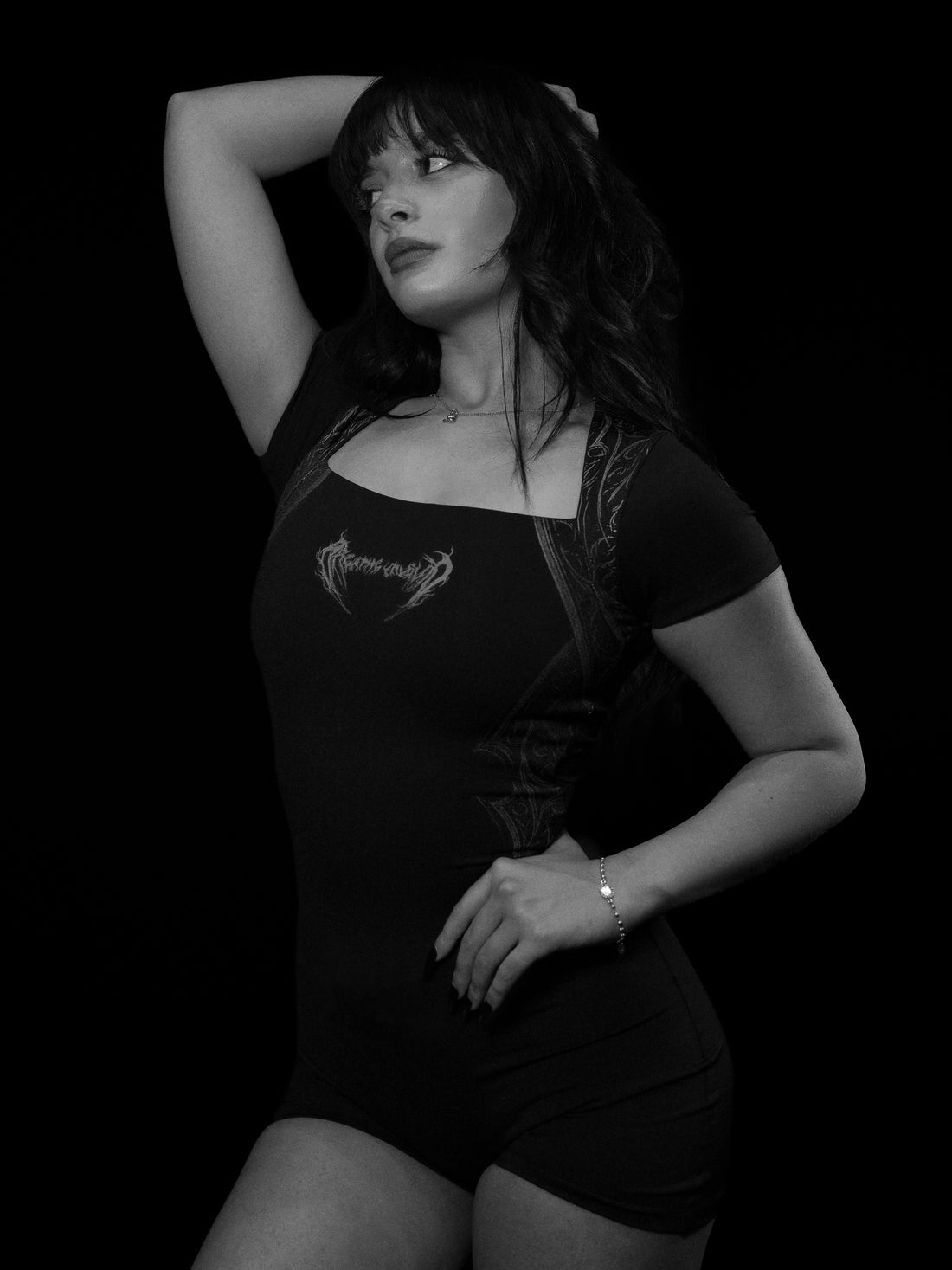 Women's Soulbane Void Tech™ Short Sleeve Bodysuit [DARKNESS]