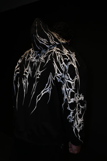 Doomslayer Oversized pullover hoodie [VOID BLACK] MEN'S BF COLL 2025