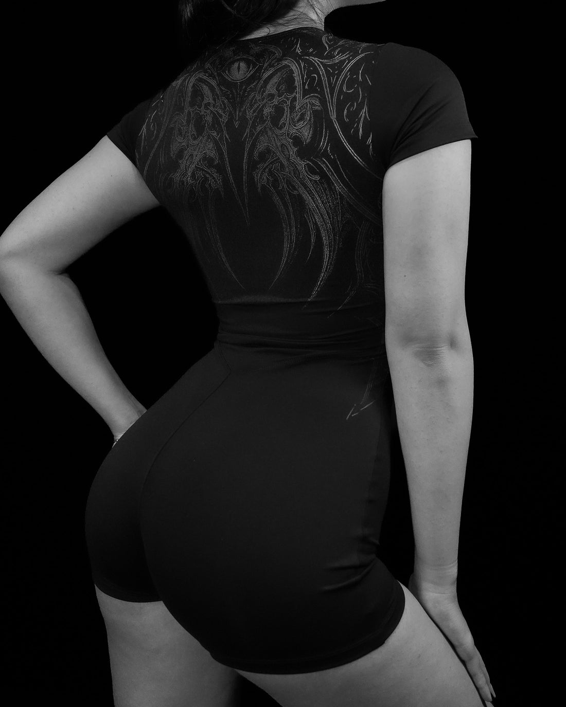 Women's Soulbane Void Tech™ Short Sleeve Bodysuit [DARKNESS]