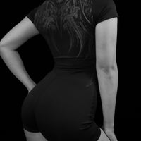 Women's Soulbane Void Tech™ Short Sleeve Bodysuit [DARKNESS]