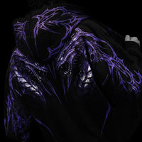 Tarnished Leviathan Oversized Zip-up Hoodie [DUSK]