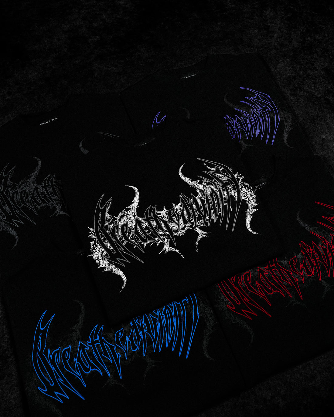 Abyssal Bloom Oversized T-shirt [VOID BLACK]