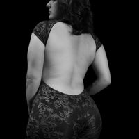 Women's Void Tech™ Regalia Open Back Bodysuit [DARKNESS]