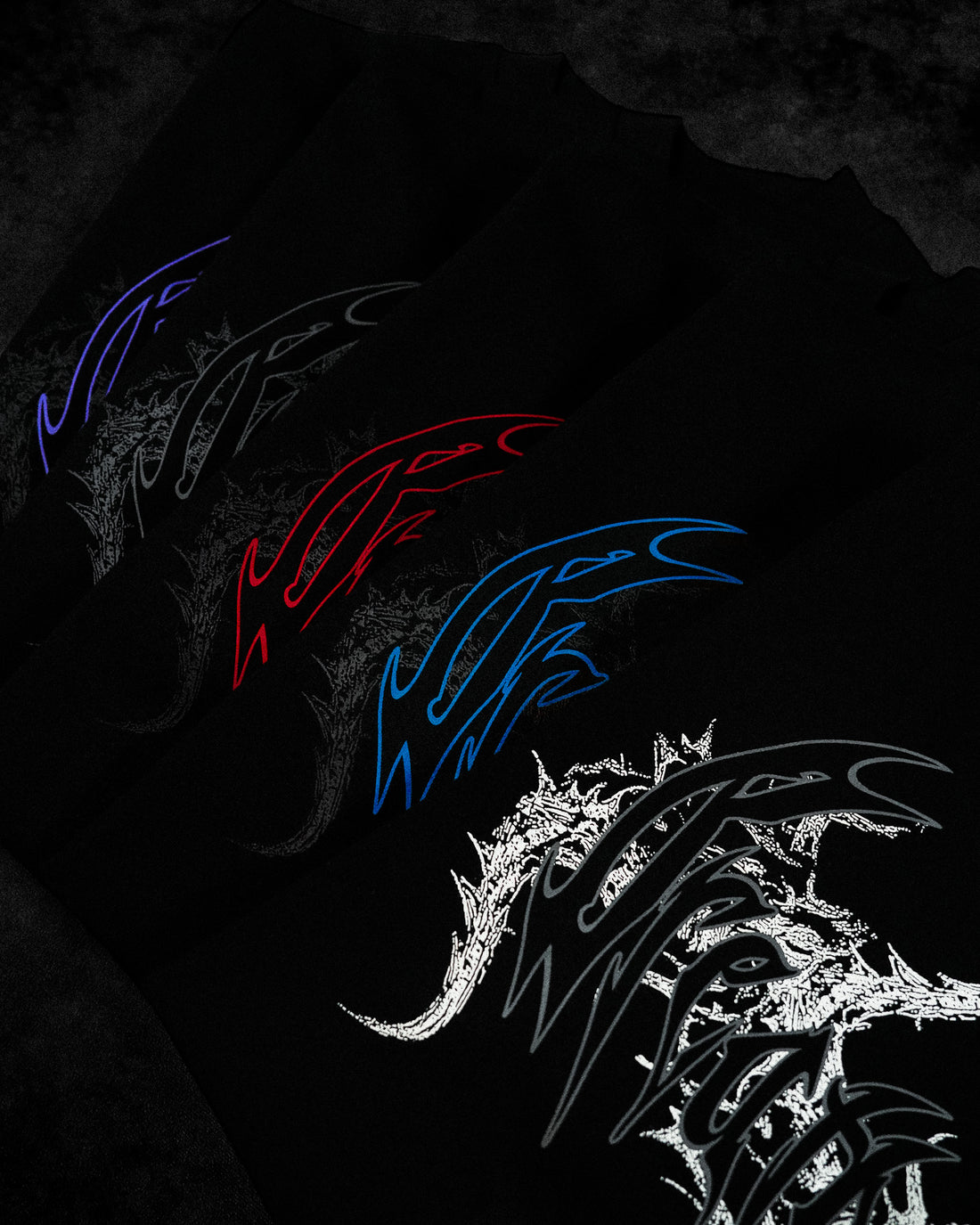 Abyssal Bloom Oversized T-shirt [VOID BLACK]