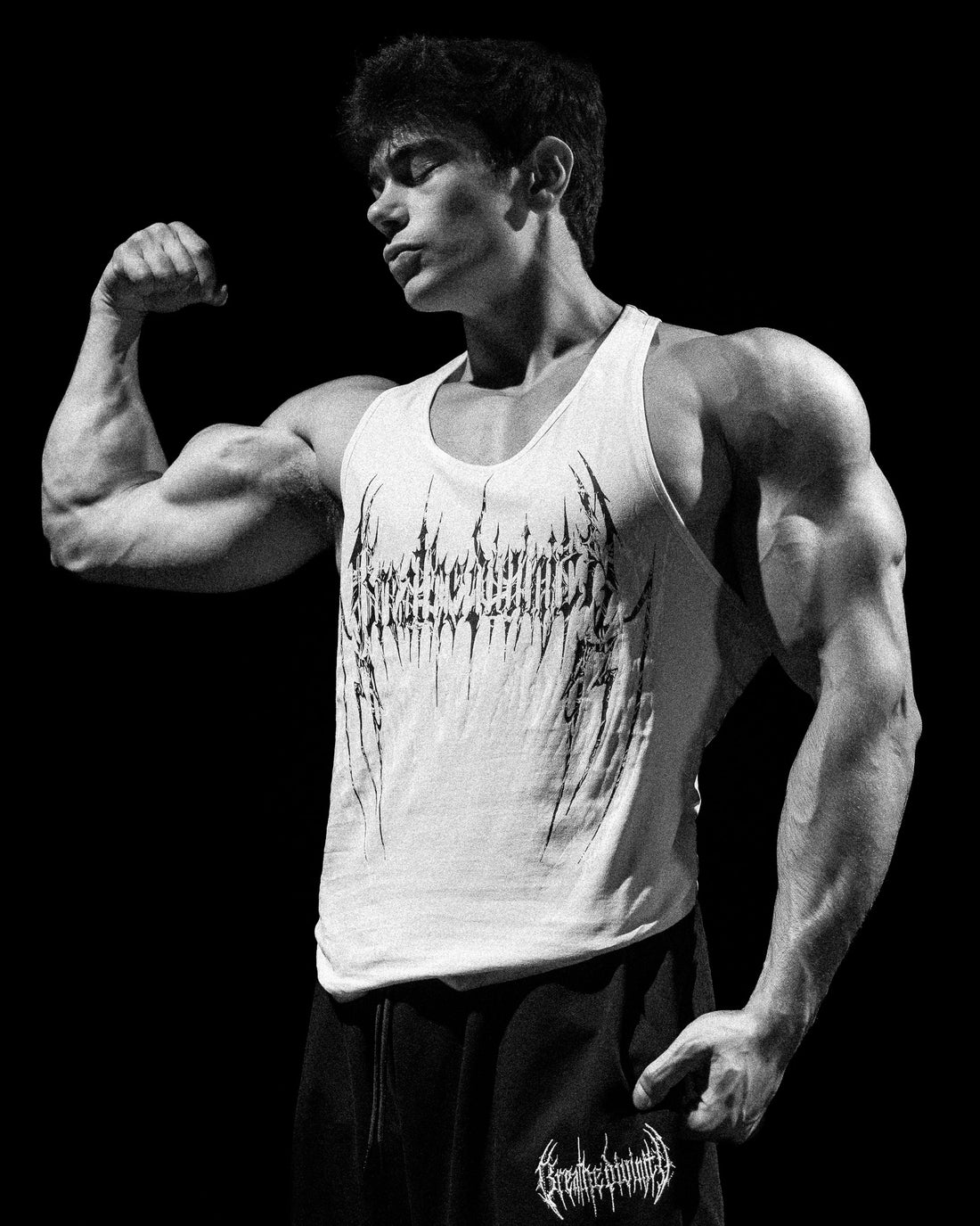 Doomslayer Graphic Bodybuilding Stringer [DIVINE WHITE] – Breathedivinity