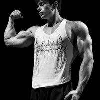 Doomslayer Graphic Bodybuilding Stringer [DIVINE WHITE]