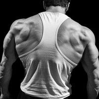 Doomslayer Graphic Bodybuilding Stringer [DIVINE WHITE]