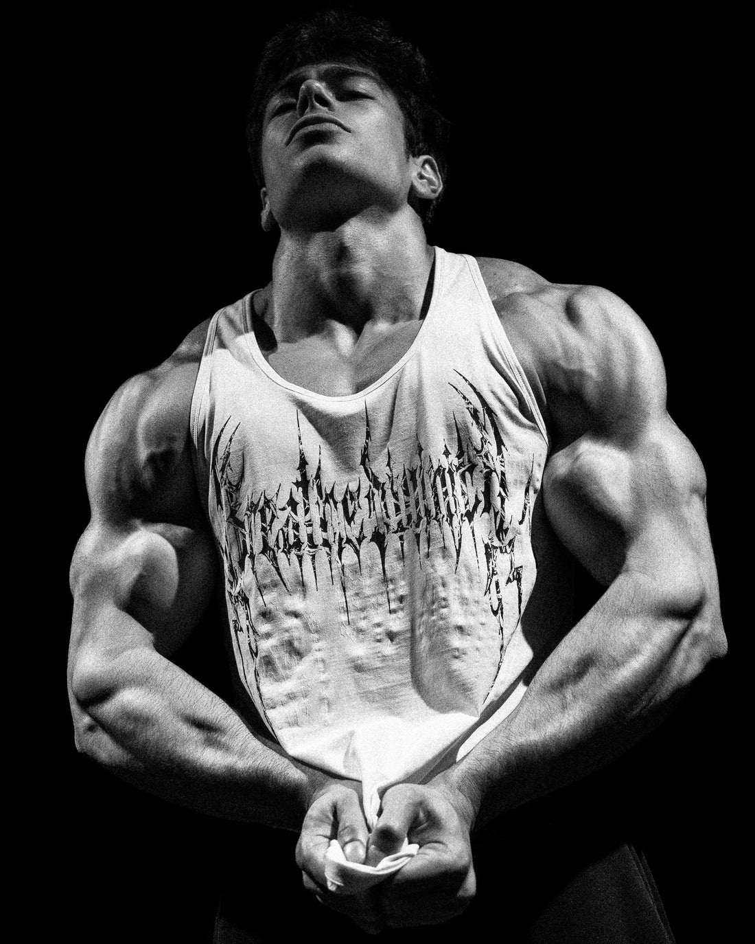 Doomslayer Graphic Bodybuilding Stringer [DIVINE WHITE] – Breathedivinity