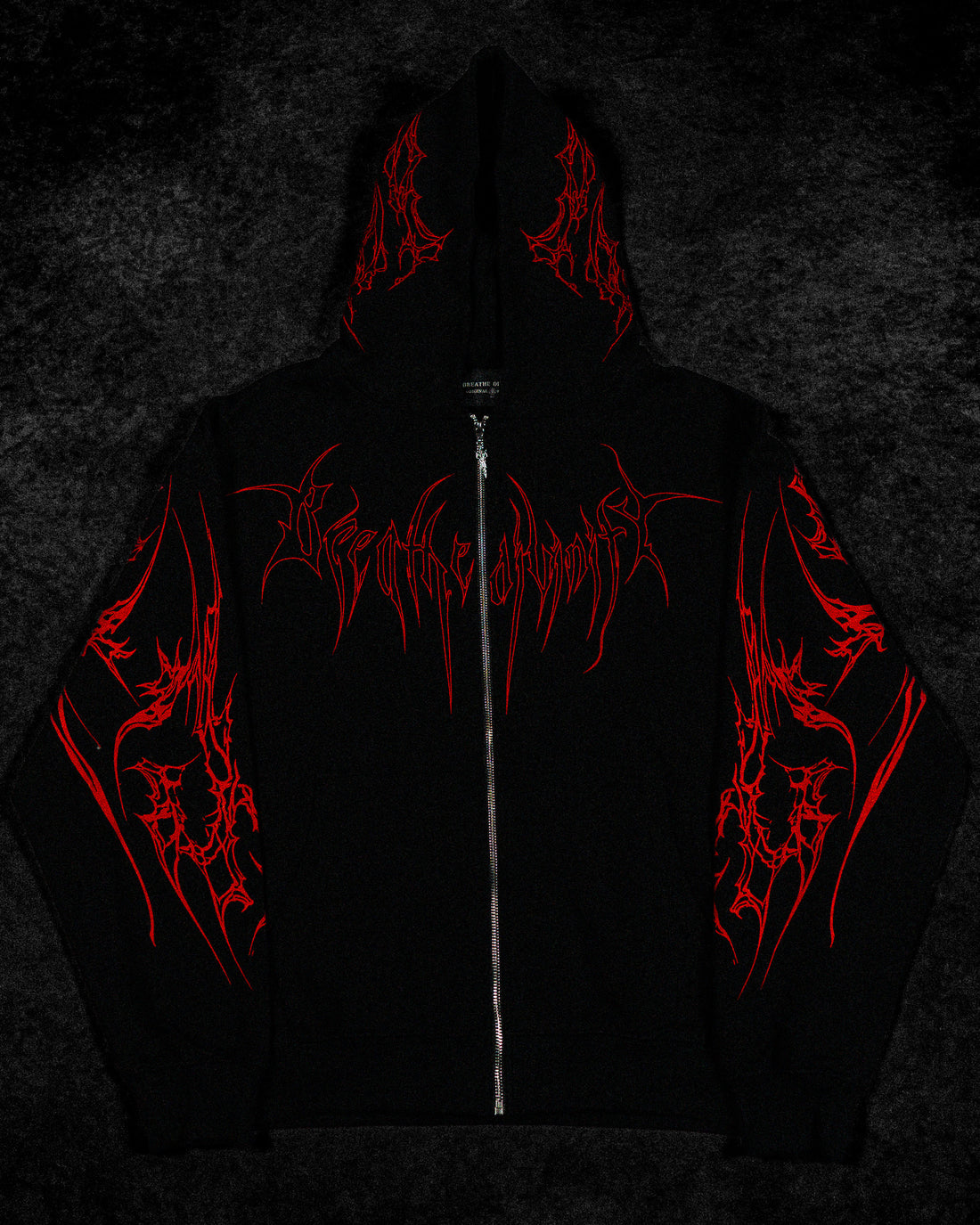Kingslayer Oversized Zip-up hoodie [RAGE]