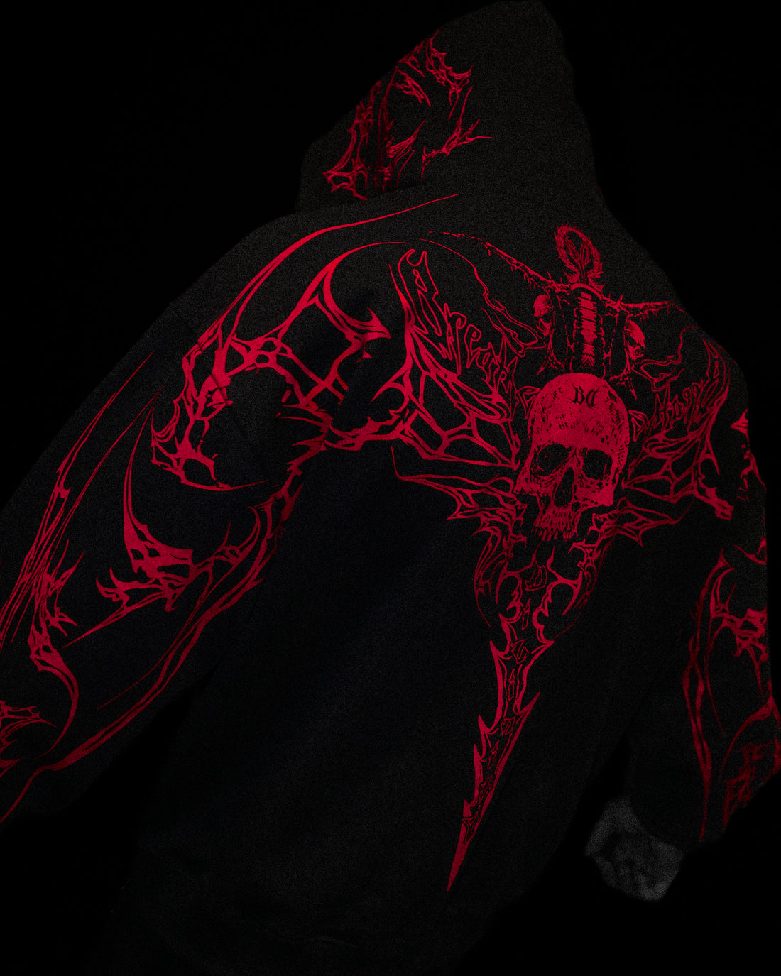 Kingslayer Oversized Zip-up hoodie [RAGE]