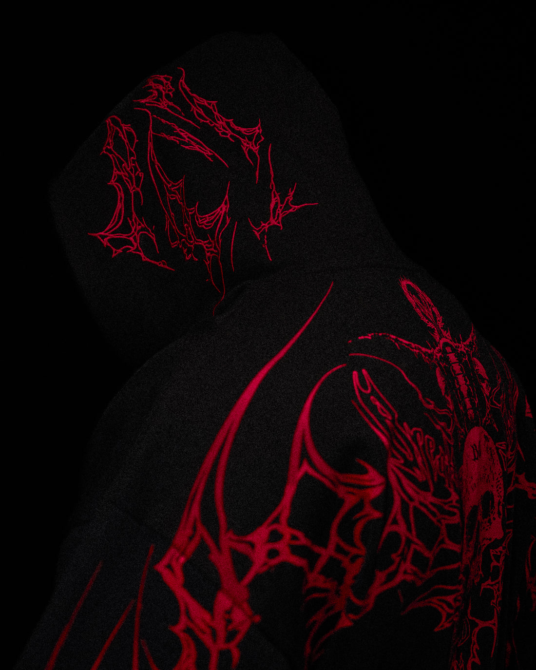 Kingslayer Oversized Zip-up hoodie [RAGE]