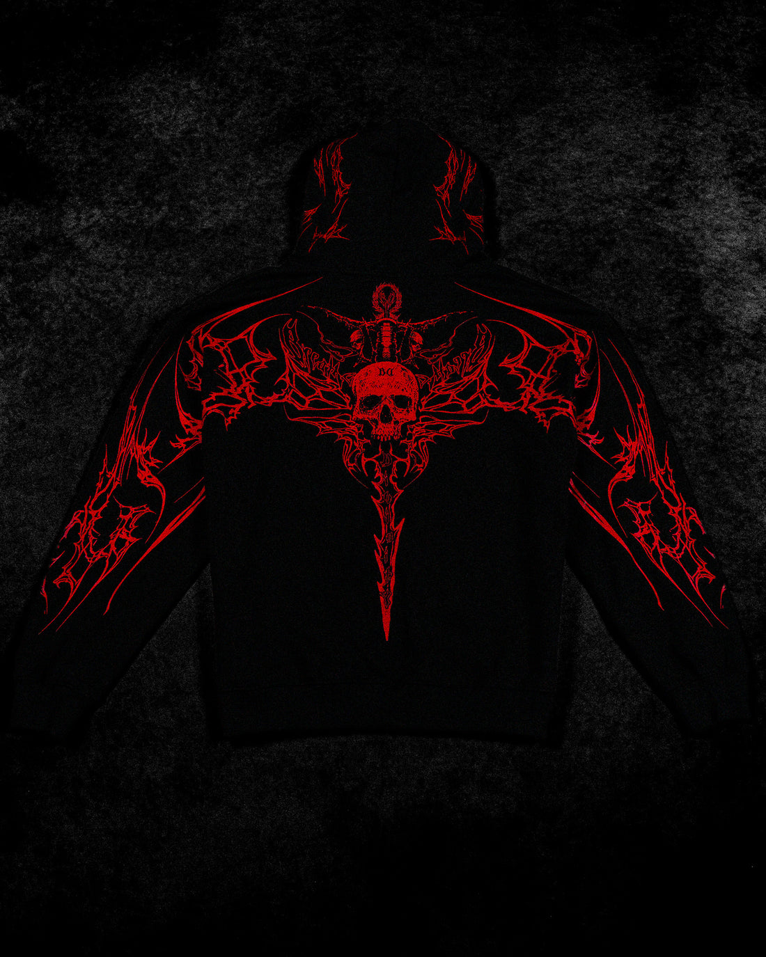 Kingslayer Oversized Zip-up hoodie [RAGE]